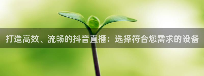 袋鼠直播体育nba直播：打造高效、流畅的抖音直播：选择符合您需求的设备